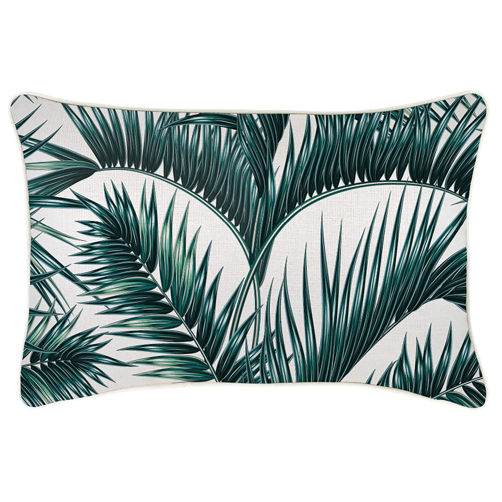 Cushion Cover-With Piping-Palm Fronds-35cm x 50cm