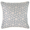 Cushion Cover-Boho Textured Single Sided-Kai Navy-45cm x 45cm