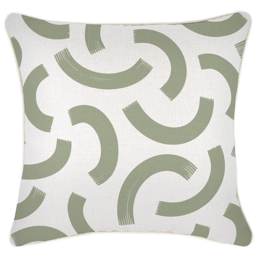 Cushion Cover-With Piping-Muse Sage-45cm x 45cm