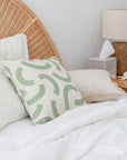 Cushion Cover-With Piping-Muse Sage-45cm x 45cm