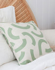 Cushion Cover-With Piping-Muse Sage-45cm x 45cm