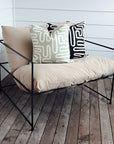 Cushion Cover-With Piping-Maze Sage-45cm x 45cm