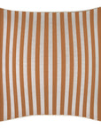 Cushion Cover-With Piping-Candy Stripe Rust-45cm x 45cm