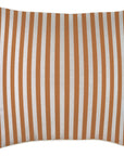 Cushion Cover-With Piping-Candy Stripe Rust-60cm x 60cm