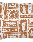 Cushion Cover-With Piping-Naxos Rust-60cm x 60cm