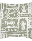 Cushion Cover-With Piping-Naxos Sage-45cm x 45cm