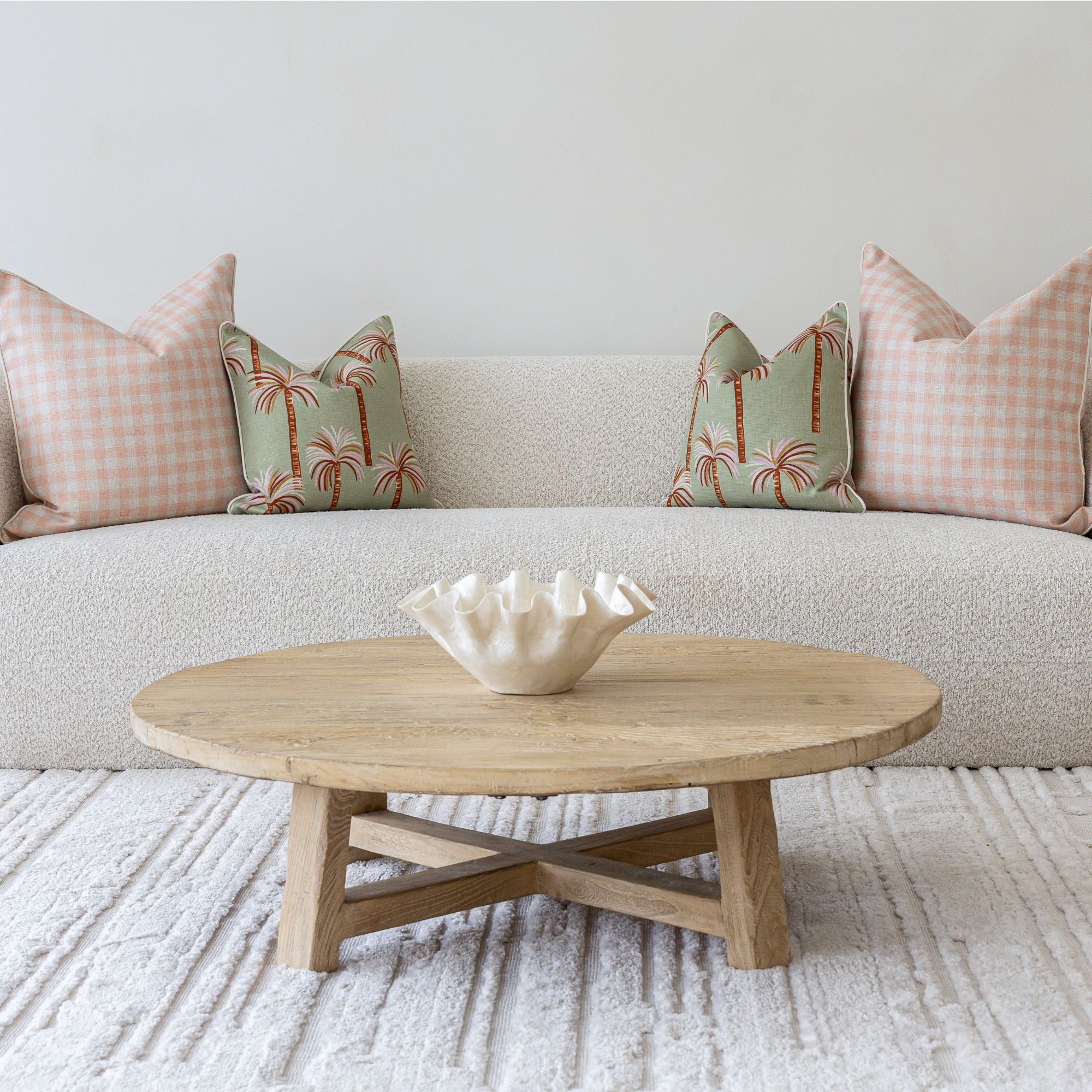 Cushion Cover-With Piping-Oasis Sage-45cm x 45cm