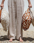 Cushion Cover-With Piping-Sand Beige-45cm x 45cm