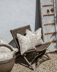 Cushion Cover-With Piping-Sand Beige-45cm x 45cm