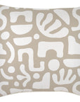Cushion Cover-With Piping-Sand Beige-60cm x 60cm
