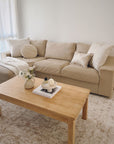 Cushion Cover-Coastal Fringe-Tall Palms Beige-35cm x 50cm