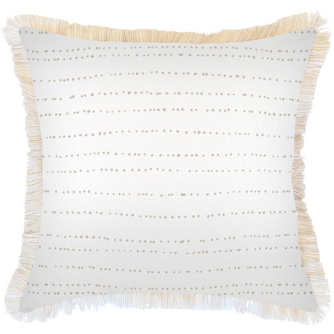 Cushion Cover-Boho Textured Single Sided-Africa Mono-30cm x 50cm
