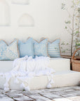 Cushion Cover-Coastal Fringe-Santorini-45cm x 45cm