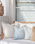 Cushion Cover-Coastal Fringe-Santorini-45cm x 45cm