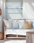 Cushion Cover-Coastal Fringe-Santorini-45cm x 45cm