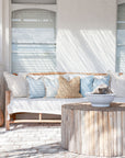 Cushion Cover-Coastal Fringe-Santorini-45cm x 45cm