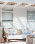 Cushion Cover-Coastal Fringe-Santorini-45cm x 45cm