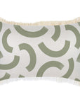 Cushion Cover-Coastal Fringe-Muse Sage-35cm x 50cm
