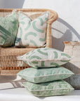 Cushion Cover-Coastal Fringe-Muse Sage-45cm x 45cm