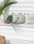 Cushion Cover-Coastal Fringe-Muse Sage-45cm x 45cm