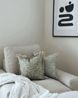 Cushion Cover-Coastal Fringe-Playa Sage-45cm x 45cm
