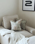 Cushion Cover-Coastal Fringe-Playa Sage-45cm x 45cm
