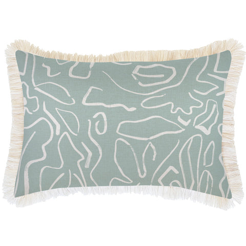 Cushion Cover-With Piping-Palm Trees Sage-60cm x 60cm