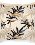 Cushion Cover-Coastal Fringe-Alfresco Beige-60cm x 60cm