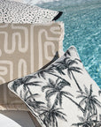 Cushion Cover-Coastal Fringe-Maze Taupe-45cm x 45cm