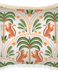Cushion Cover-Coastal Fringe-Tiger Tree White-60cm x 60cm
