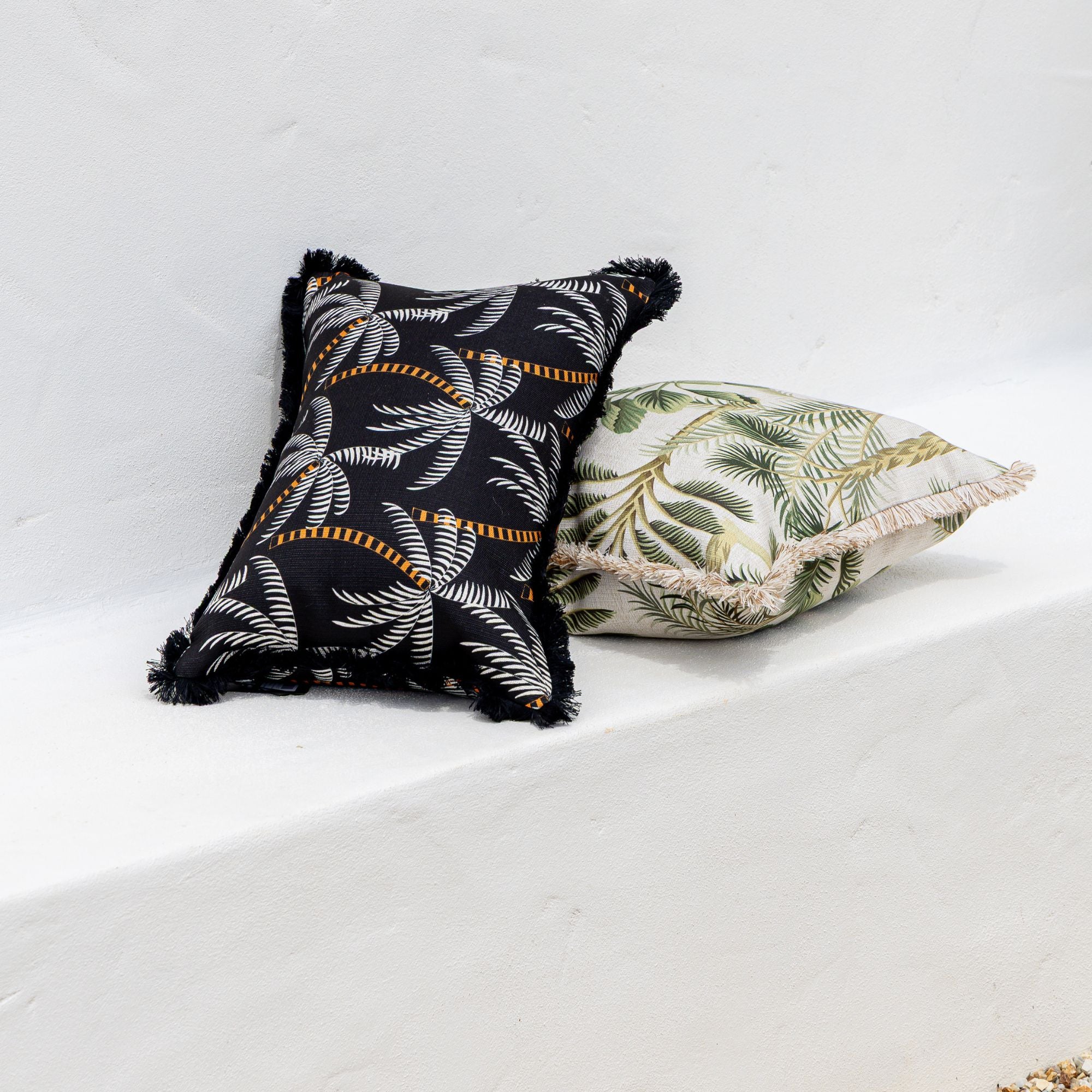 Cushion Cover-Coastal Fringe-Botanica-45cm x 45cm