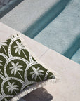 Cushion Cover-Coastal Fringe-Corfu Euclayptus-60cm x 60cm