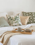 Cushion Cover-Coastal Fringe-Corfu Euclayptus-60cm x 60cm