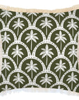 Cushion Cover-Coastal Fringe-Corfu Euclayptus-60cm x 60cm