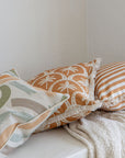 Cushion Cover-Coastal Fringe-Corfu Rust-45cm x 45cm