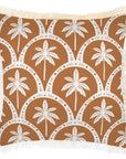 Cushion Cover-Coastal Fringe-Corfu Rust-45cm x 45cm