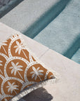 Cushion Cover-Coastal Fringe-Corfu Rust-45cm x 45cm