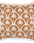 Cushion Cover-Coastal Fringe-Corfu Rust-60cm x 60cm