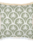 Cushion Cover-Coastal Fringe-Corfu Sage-60cm x 60cm