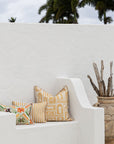 Cushion Cover-Coastal Fringe-Naxos Mustard-60cm x 60cm