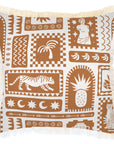Cushion Cover-Coastal Fringe-Naxos Rust-45cm x 45cm