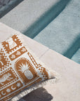 Cushion Cover-Coastal Fringe-Naxos Rust-60cm x 60cm