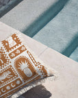 Cushion Cover-Coastal Fringe-Naxos Rust-45cm x 45cm