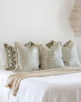 Cushion Cover-Coastal Fringe-Naxos Sage-45cm x 45cm