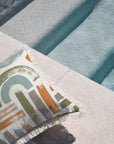 Cushion Cover-Coastal Fringe-Painterly-45cm x 45cm