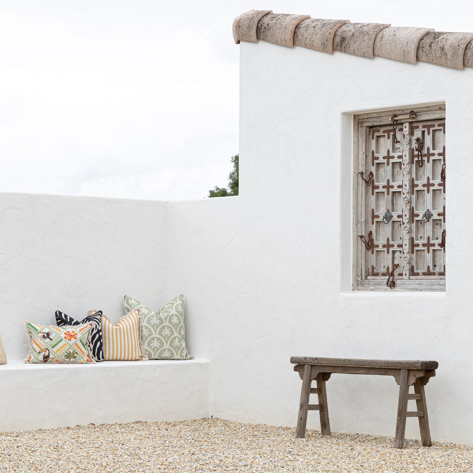 Cushion Cover-Coastal Fringe-Sanctuary-35cm x 50cm
