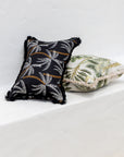 Cushion Cover-Coastal Fringe Black-Tavarua-35cm x 50cm