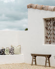 Cushion Cover-Coastal Fringe Black-Tavarua-35cm x 50cm