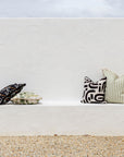 Cushion Cover-Coastal Fringe Black-Tavarua-35cm x 50cm