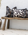 Cushion Cover-Coastal Fringe Black-Tavarua-35cm x 50cm